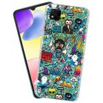 Fashionury Silicone Designer Case for Redmi 10A Back Cover for Redmi 10A Printed Back Cover for Redmi 10A D1008