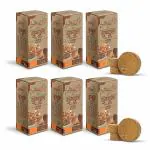 SURBHIKA WITH DEVICE OF COW AND LEAVES Gugal Dhoop Chhana Tikki PACK OF 6
