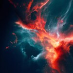 Love Creation 12x18 Size poster print for creative wall art- cosmic-rhapsody-1094(Non Sticker)