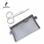 Doberyl jackPro Stainless Steel Small Scissors for Eyebrows & Eyelashes, Scissors for Beard Trimming & Mustache, Baby Scissors, Nose & Facial Hair Scissors. (Round Tip)