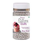 Honey Sweets Premium Silver Balls Cake Decor Christmas, Diwali and New Years Eve Vegetarian 100 g