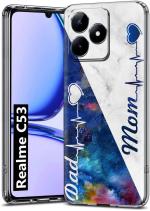 Fashionury Back Cover for Realme C53 (Multicolor, Grip Case, Silicon, Pack of: 1)