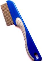 QD Non Toxic Handle Lice Nit Egg Remover Hair Comb Suitable for All Hair Type - 5.2 cm