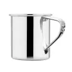 Prabha Stainless Steel Water Mug, Multipurpose Mug, Milk Mug, Useful for Hiking Mug, Camping Mug and Other Liquid Items Usage Jug, 500 mL