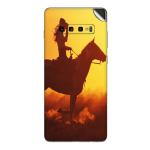 GADGETSWRAP Printed Vinyl Skin Sticker for Samsung Galaxy S10 - girl on horse