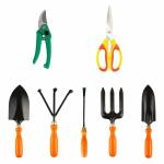Klassic Metal Spectacular Gardening Tools Set with Heavy Gardening Cut Tool & Scissors (Set of 7)