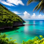 Love Creation A4 Size poster print for creative wall art- sunset-palm-tree-wall-art-8839(Non Sticker)