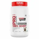 GNC Pro Performance 100% Whey Protein Powder | Boosts Strength & Endurance | Builds Lean Muscles | Fastens Muscle Recovery | Formulated In USA | 24g Protein | 5.5g BCAA | Cafe Mocha | 2 lbs