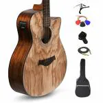 Kadence Acoustica Series Semi Acoustic Ash Wood with Equalizer A-06 (Ash Wood) (KA06EQSC)