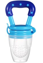 Adore OMG! Baby Food Grade Silicone Food Feeder with Storage Case -BPA Free- Baby safe-Blue