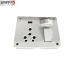 Saifpro Pvc Extension Board 2 In 1 15A And 5 Socket, Switch And Fuse 11 Ms