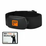 Flexnest Heart Rate Monitor Chest Strap with Bluetooth for Running Cardio - The Flexmonitor (Black)
