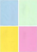 SEJASCOLLECTIONS | Pack of 20 | Multicolor Big/Full Size Chart Paper, Used in Art and Craft, Collage, Projects, Props, Decorations, Posters etc. Plain/Unrulled, Size: 70x56 Centimetre, 200 GSM