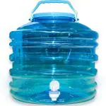 PureAction 20 Litre Water Jar - Water Container with Tap Great for Water Camper with Strong Handles & Durable Taps (Arctic Blue) Bottled Water Dispenser