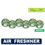 HELPER AIR FRESHNER NET ROUND, MOGRA -100GM -PACK OF 6