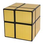 Hawkister QiYi Golden Mirror Puzzle Cube 2x2 High Speed Magic Cube, Gold
