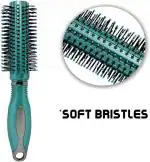 D-Top Premium Round Rolling Curling Comb Hair Brush For Men And Women | pack of 1 ()