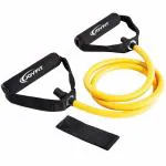 JoyFit Resistance Tube, Toning Tube with Door Anchor for Exercise, Yellow