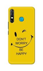 Tweakymod Printed Don’t worry be happy -Wink Back Cover for INFINIX HOT 8