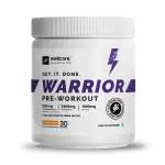 Wellcore - Warrior Pre Workout Supplement (330g, 30 Servings) | Valencia Orange | Caffeine Free | Pre Workout For Men & Women With Creatine For Explosive Strength, Powerful Pumps, & Sharp Focus