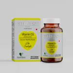 HealthBest VIT-D-BEST (600 IU) Softgel Capsules | Vitamin D3 | 60 Capsules