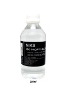 Niks IPA Iso-Propyl Alcohol 99.9% [(CH3)2-CH-OH] CAS: 67-63-0, 250ml | Premium Laboratory Grade | Pure without mixing.