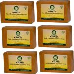 Khadi Herbal Pure Chandan Haldi Bath Soap, 125 Gm Each (Pack Of 6)