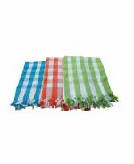 ASH Traders Sircilla Khadi Cotton Handloom Bath Towels Size 36/72Inch(90/180cm) 3/6feet Heavy Quality Pack of 3