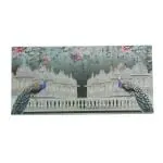 Fonsie Peacock mehal design cash envelopes for gifting money on wedding gift, baby shower gift, shagun, family gatherings with name space green pack of 30.