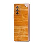 GADGETSWRAP Printed Vinyl Skin Sticker for Samsung Galaxy Z Fold 2 - wood background 3