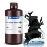 Anycubic Upgraded 8K Standard Resin V2, Enhanced Toughness and Strength, Lower-Odor, High Precision 3D Printing Resin for All LCD Resin 3D Printers (Black, 1kg)