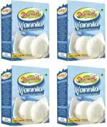 Dharmasut Vanilla Instant Ice Cream Premix Powder, 100 G Each (Pack Of 4)