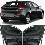 Able Dotnet Car Sun Shade Curtains with Zipper for Volvo- V40 Set of 4