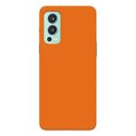 MobiEra OnePlus Nord 2 Plain Orange Design Plastic Hard Case Cover