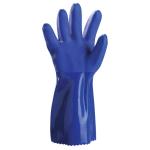ETS Handpro Pvc Supported Gloves For Acid And Caustics Chemical Handling Cotton Interlock Lined Reusable Chemical Resistant Ideal For Industrial Purpose Agriculture Industrial Heavy Duty Glove (1)