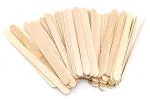 GOLD LEAF Wooden White Color Ice Cream Sticks for Ice Cream Making,School Craft (Pack of 150Pcs)