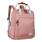 Charismomic Pink Polyester Multifunctional Waterproof Diaper Bag Handbag DB-19-7A