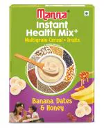 Manna Health Mix Instant 200g, Millets, Banana, Dates, Honey & Milk | Baby Food | Baby Cereal