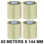 VCR Self Adhesive Transparent Cello Tape - 65 Meters in Length - 144mm / 6