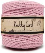 Macrame KnottCord 3 Ply Pink Cord Dori Thread 100 m