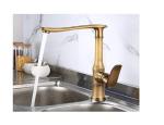 SANIKART Antique Faucet Hot and Cold European Style Retro Swivel 360 Degree Sink Kitchen Faucet