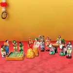 pujaNpujari Yavasayam Set Dussehra Golu Dolls