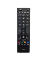 Electvision Remote Control for led tv Compatible with Toshiba led Please Match with Your Old Remote Before Placing Order for verification (Without Voice)