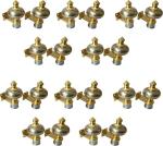 Sun Shield Gold Rod Rail Bracket, Curtain Hooks, Curtain Knobs Metal (Pack of 20)