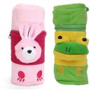 Manan Shopee Kids Multicolor Milk Feeding Bottle Cover (Pack Of 2)