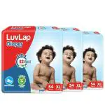 LuvLap Baby Diaper Pants With Aloe Vera Lotion for Rash Protection | Extra Large XL-54pcs| Pack of 1|12-17Kg |12hrs Protection