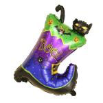 My Party Suppliers Magic Boots Cat Balloons for Halloween Decorations Party Supplies