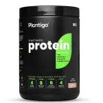 Plantigo Vegan Plant Protein Powder, Pea Protein And Brown Rice, Muscle Gain Support And Recovery, Swiss Chocolate For Men And Women, 14 Servings, 1 Kg