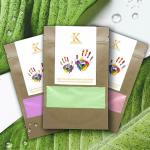 Kimayra World Eco-Friendly Non-Toxic Natural Holi Rangoli Color Safe for Skin Holi Color Powder Pack of 3 (Pink, Green, 300 g)