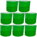 ANANDI GREEN'S Hdpe Uv Protected 260 GSM Round Green Colour Plants Grow Bags (18x18, 4)